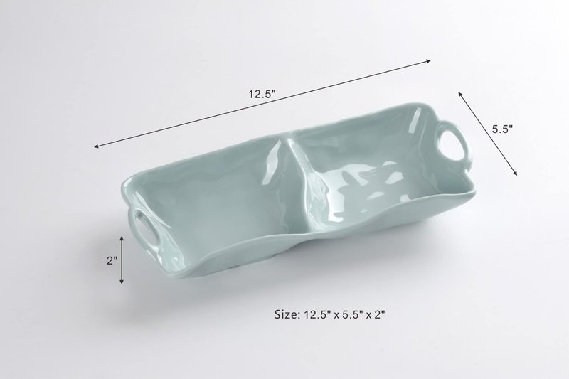 Pampa Bay Shatterproof Melamine 2 Section Server