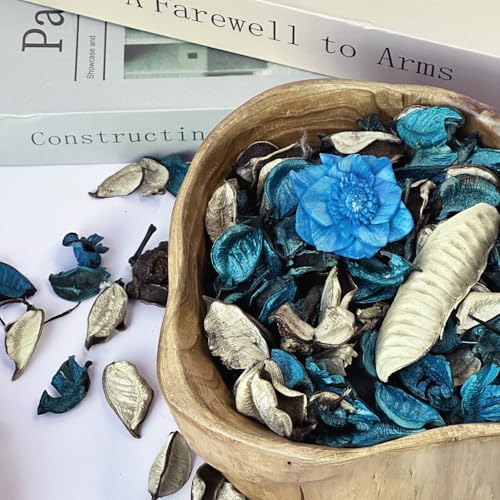 Ocean Scented Dried Flower Potpourri, Natural Botanical Bowl Filler, 10 oz