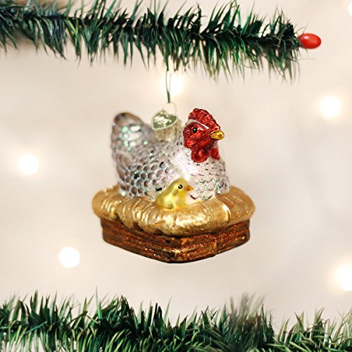 Old World Christmas Hen on Nest Tree Ornament – Hen on Nest