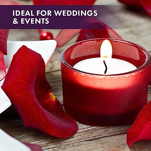MontoPack 1000 Pack Unscented Tea Light Candles – 4 Hour, Smokeless, Dripless Mini Tealights
