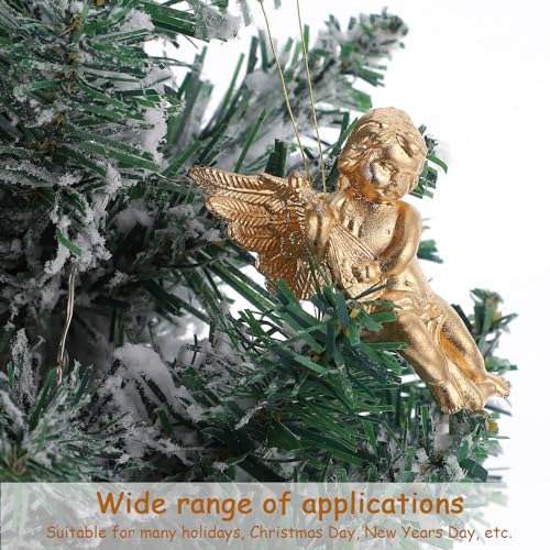 30Pcs Christmas Angel Ornaments Mini Cherub Tree Decorations Holiday Figurines