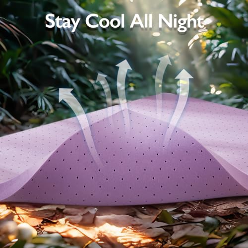 Cooling Gel Memory Foam Mattress Topper for Pressure Relief - Twin