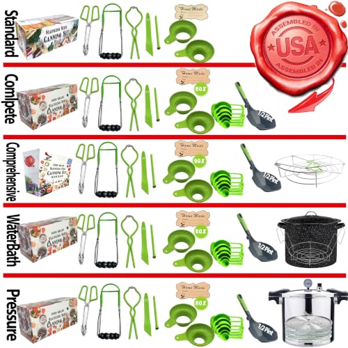Supa Ant 10-Piece Advanced Canning Kit with 24 Qt Stainless Steel Water Bath Pot & Accessories