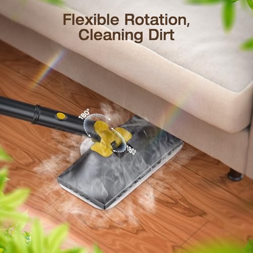 ScrubWiz 10-in-1 Steam Mop & Handheld Multi-Surface Steam Cleaner