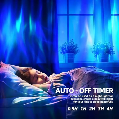 Northern Lights Galaxy Projector - LED Aurora Night Light with Remote