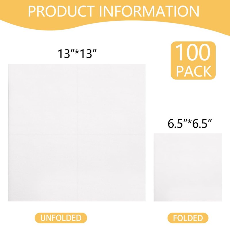 400 PCS Silver Napkins Disposable Hand Towels, Soft and Absorbent Linen Feel Dinner Napkins, disposable hand towels, White and Silver Paper Napkins, Paper Guest Towels for Bathroom Kitchen Party