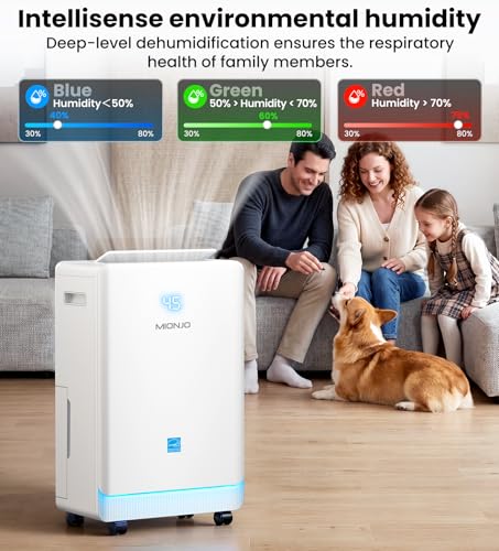 Large Capacity Dehumidifier for Basement and Home with Drain Hose