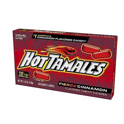 Fierce Cinnamon Chewy Candy Theater Box 4.25 Oz 12 Pack