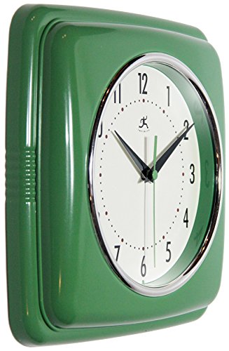 Retro Wall Clock - 9.25 Inch Silent Non-Ticking Quartz Clock for Home Decor