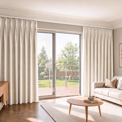 Heavy Duty Ceiling Curtain Track Set - Wall or Ceiling Mount Room Divider