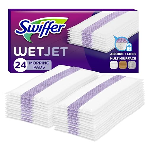 Swiffer WetJet Hardwood Floor Mopping Pad Refills, 24 Count
