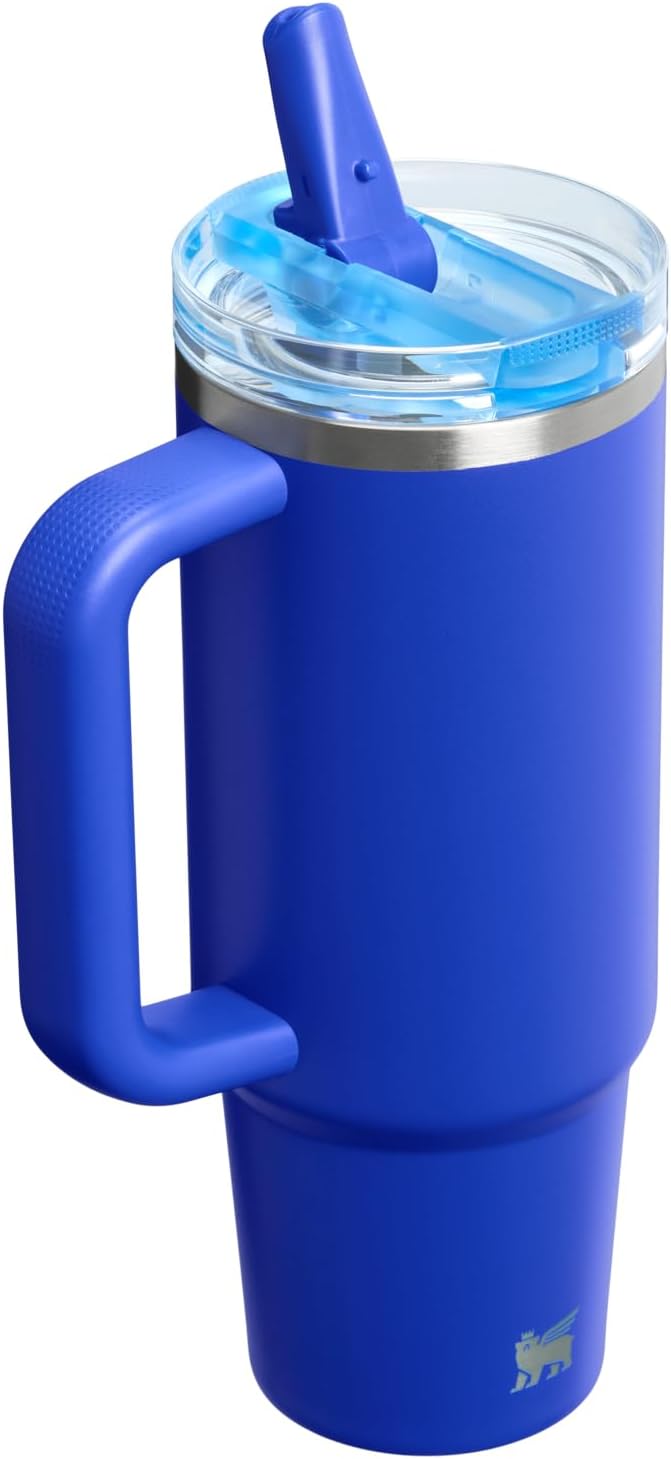 STANLEY Quencher ProTour 30 oz Tumbler - Leakproof Lid, Built-In Straw & Handle | Insulated Stainless Steel | BPA-Free | Cobalt