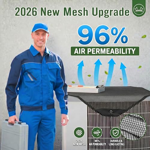 36x36 Outdoor Air Conditioner Mesh Cover Universal AC Unit Protector