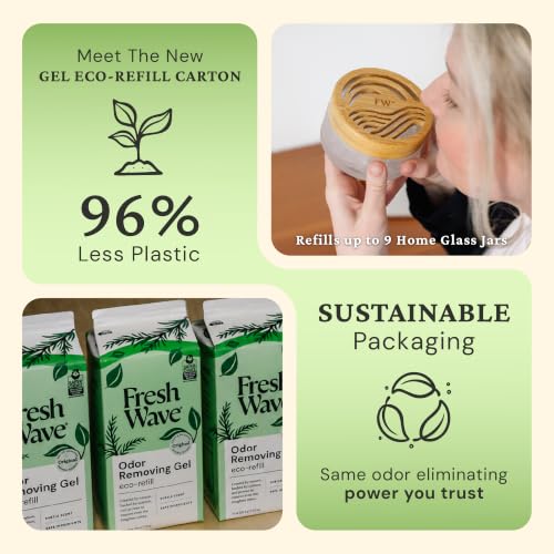 Fresh Wave Odor Eliminator Gel Refill 63 oz - Plant-Based Room Deodorizer