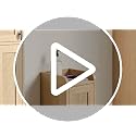 Narrow Rattan Bathroom Storage Cabinet - Slim Toilet Paper Organizer