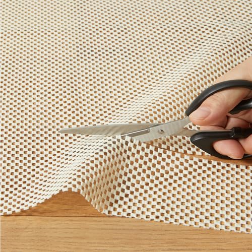 Non-Slip Area Rug Pad for Hardwood Floors, Trimmable 5x8 Rug Gripper