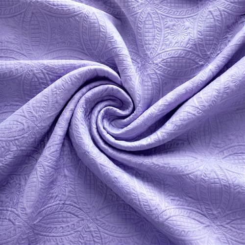 Light Purple Coin Pattern Summer Cooling Comforter - Twin Size
