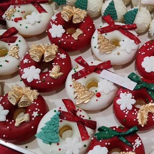 Christmas Bells Silicone Fondant Mold - Style F | YIHUOMOLDS