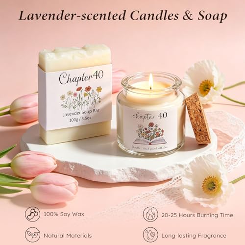 Giftota 40th Birthday Gifts for Women - Chapter 40 Celebration Set, Unique 40 Year Old Gift for Her