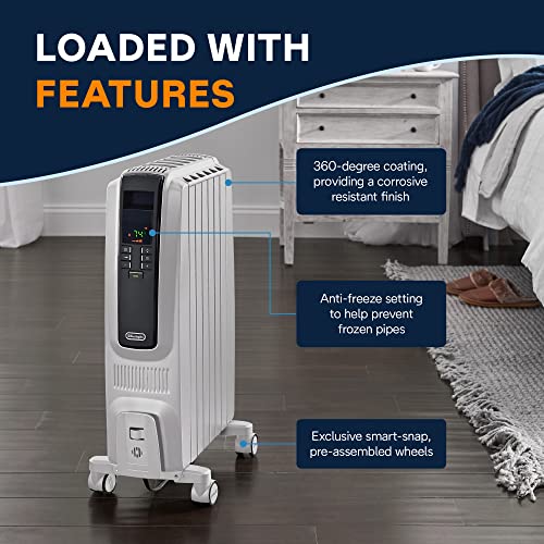 Digital Oil Filled Radiator Heater 1500W Electric Space Heater
