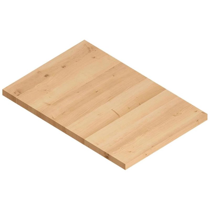 Solid Wood Butcher Block Countertop - 12"x7.5"x0.5" Unfinished Butcher Block Table Top, Solid Cutting Board for DIY Washer Dryer, Kitchen Countertop, Workbench, 1ft