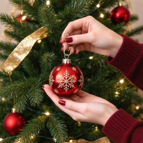 Gold 200PCS Christmas Ornament Hooks S-Shaped Hangers with Storage Box