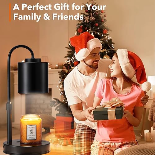 Adjustable Electric Candle Warmer Lamp with Timer & Dimmer