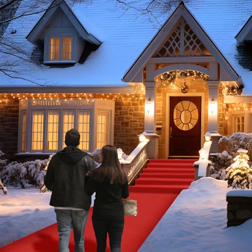 Red Carpet Runner for Events 2.6ft x 15ft - Non-Woven Fabric Party Decor