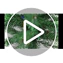 2-Pack 3.6ft Outdoor Solar Christmas Trees with 8-Mode LED Lights