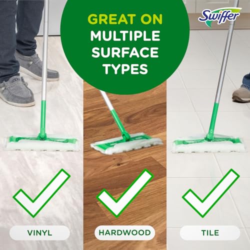 2-in-1 Dry and Wet Floor Sweeper and Mop Starter Kit - 20-Piece Set