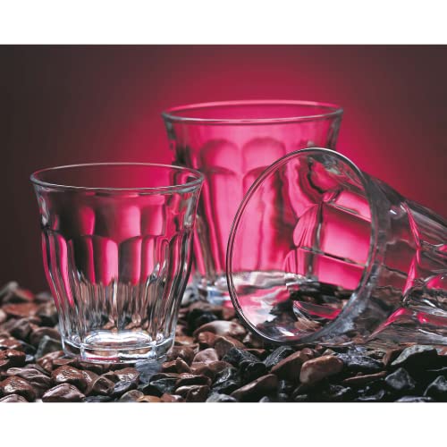 Tempered Glass Tumblers 220ml - Set of 6 Microwave & Freezer Safe Cups