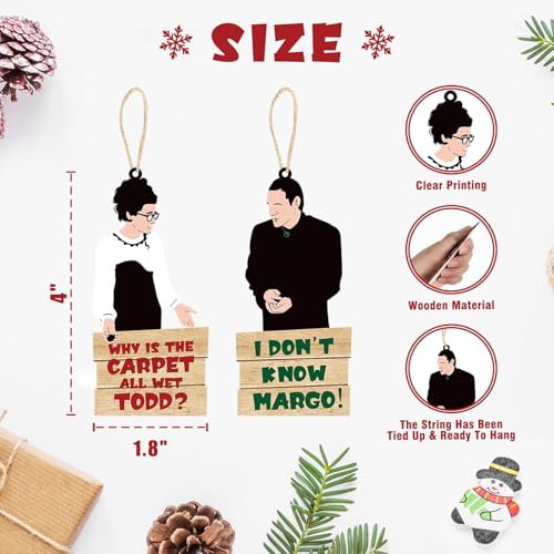 Funny Christmas Vacation Wooden Ornament - Griswold Quote Decor Gift