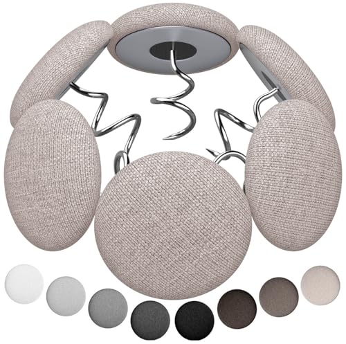 Light Brown Fabric Covered Button Twist Pins - 12 Pack