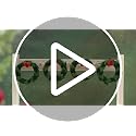 Mini Felt Christmas Wreaths - 12 Pack for Holiday Crafts & Decor, 1.75 inch