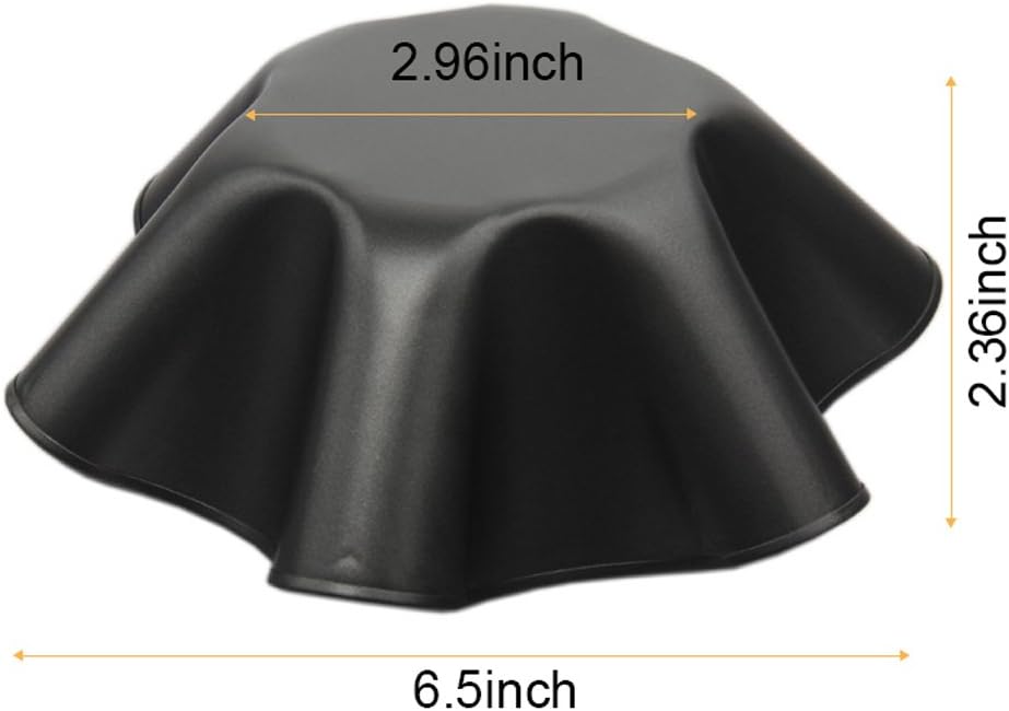 Skiennix Taco Salad Bowl Maker Set - 4 Pack Nonstick Carbon Steel Tortilla Pans | Large 6-Petaled Flower Design