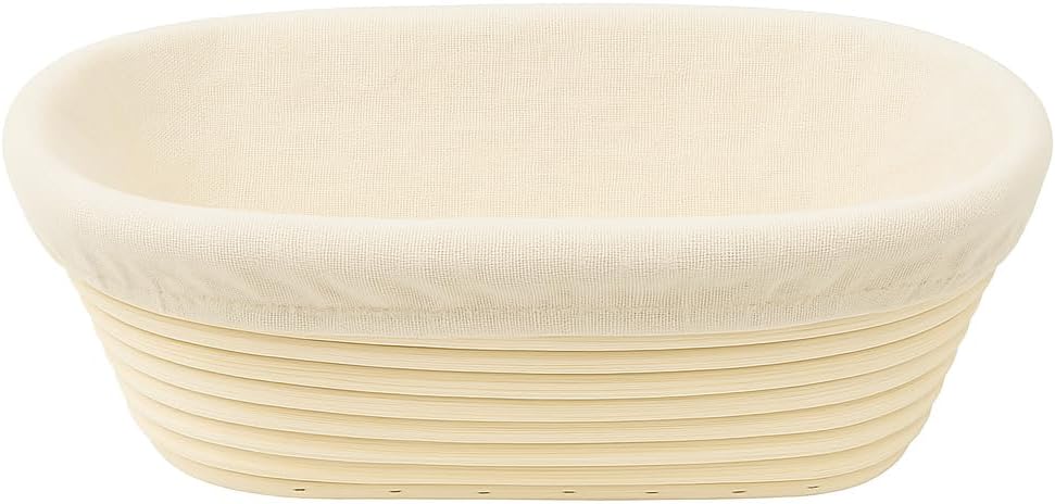 Saint Germain Bakery Premium Round Bread Banneton Basket - Ideal Brotform Proofing Basket for Beautiful Bread (10 Inch)