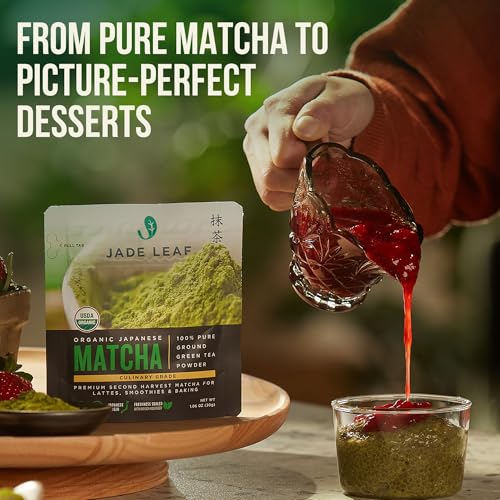 Organic Culinary Grade Matcha Green Tea Powder - Authentic Japanese (30g)