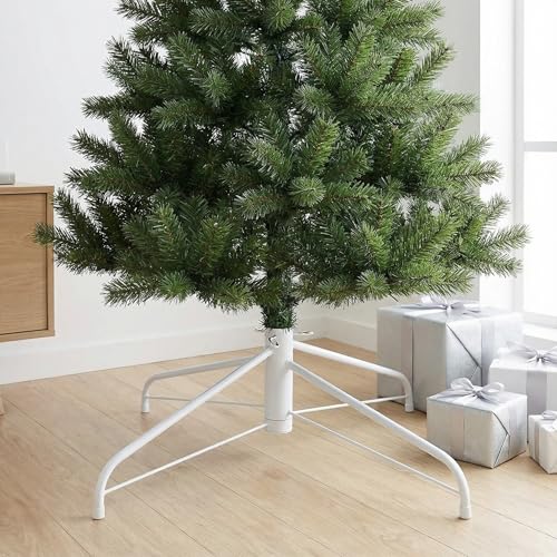 Universal Folding Christmas Tree Stand - Heavy Duty Metal Base for 3-6 ft Trees