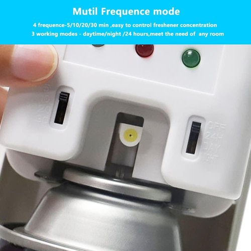 FENGJIE Automatic Air Freshener Spray Dispenser - Wall Mount & Free Standing for Home & Office