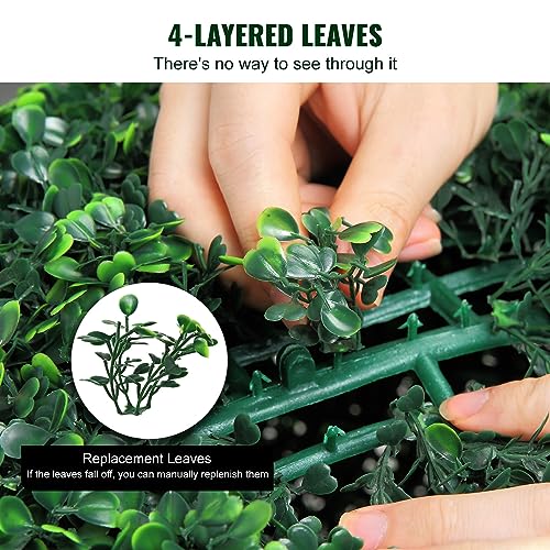 20-Inch Artificial Boxwood Topiary Balls with LED String Lights, 2-Pack