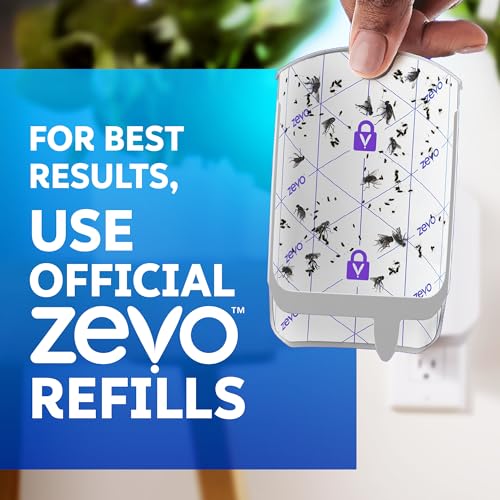 Zevo Flying Insect Trap for Fruit Flies & Gnats - 1 Base & 1 Refill