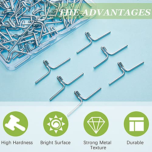 Metal Lawn Chair Webbing Clips, 100-Piece Chair Frame Replacement Hooks