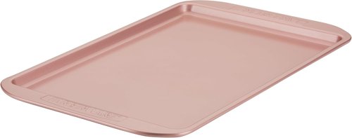 Farberware Nonstick Cookie Sheet - 10 Inch x 15 Inch, Rose Gold Red | Perfect for Baking Cookies