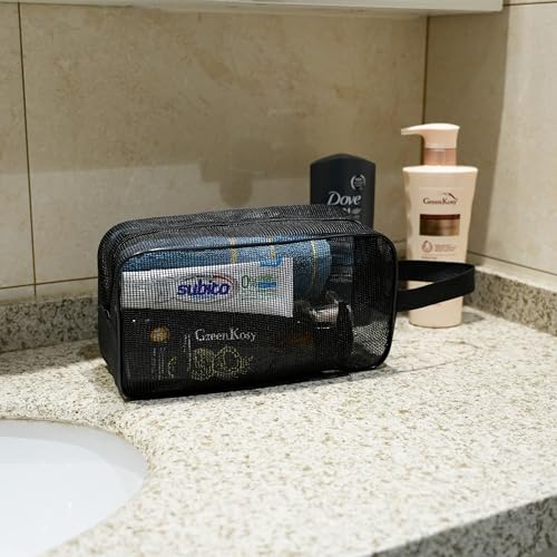 Mesh Shower Caddy Bag Portable Quick Drying Toiletry Organizer