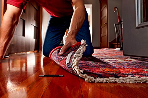 Non-Slip Rug Gripper Strips for Carpet Corners, 4 Pair Pack