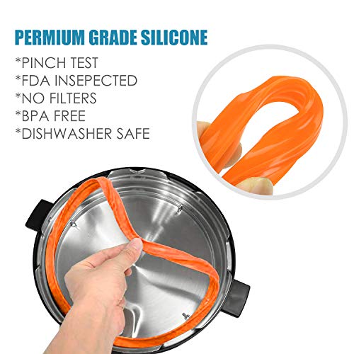 4-Pack Silicone Sealing Rings for 5 and 6 Quart Pressure Cookers