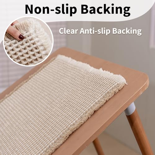 GRLYUH Waffle Bath Mat - 18" x 30" Non-Slip Quick Dry Boho Bathroom Rug