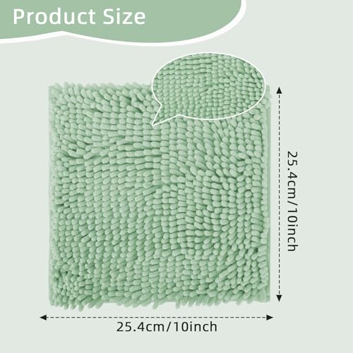 10x10 Green Locker Rug, Soft Microfiber Non-Slip School Locker Carpet