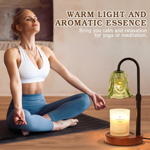Adjustable Candle Warmer Lamp with Timer & Dimmable Light