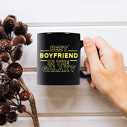Best Boyfriend in the Galaxy Coffee Mug - 11oz Funny Valentine's Day Gift, Fatbaby